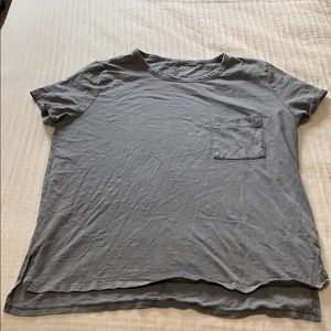 OLDNAVY BLUE GRAY POCKET TEE